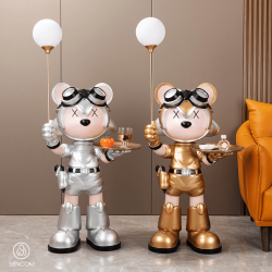 Gấu BearBrick, Khay để đồ , Khay đựng đồ hình Gấu BearBrick Mã 0102