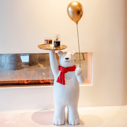 Gấu BearBrick, Khay để đồ , Khay đựng đồ hình Gấu BearBrick Mã 096