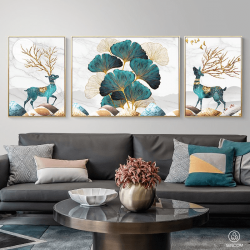 Tranh  Phòng Khách Nghệ Thuật Hiện Đại SC0049