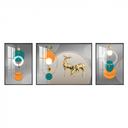 Alternative view of Tranh  Phòng Khách Nghệ Thuật Hiện Đại SC0047