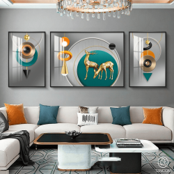 Tranh  Phòng Khách Nghệ Thuật Hiện Đại SC0047