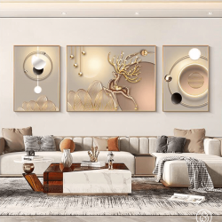 Tranh  Phòng Khách Nghệ Thuật Hiện Đại SC0048