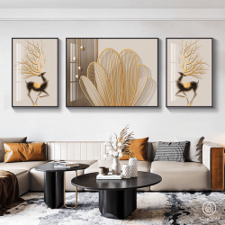 Tranh  Phòng Khách Nghệ Thuật Hiện Đại SC0044