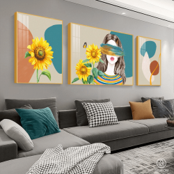 Tranh  Phòng Khách Nghệ Thuật Hiện Đại SC0062