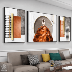 Tranh  Phòng Khách Nghệ Thuật Hiện Đại SC0060