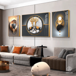 Alternative view of Tranh  Phòng Khách Nghệ Thuật Hiện Đại SC001