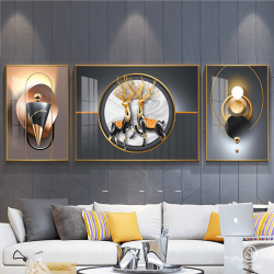 Tranh  Phòng Khách Nghệ Thuật Hiện Đại SC001