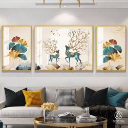 Tranh  Phòng Khách Nghệ Thuật Hiện Đại SC0023