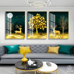 Tranh Phòng Khách Nghệ Thuật Hiện Đại SC00053