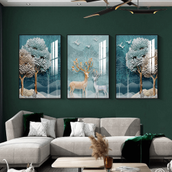 Alternative view of Tranh Phòng Khách Nghệ Thuật Hiện Đại SC00052