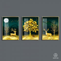 Alternative view of Tranh Phòng Khách Nghệ Thuật Hiện Đại SC00053