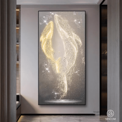 Tranh Phòng Khách Nghệ Thuật Hiện Đại  SC00102