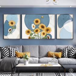 Tranh  Phòng Khách Nghệ Thuật Hiện Đại SC0021