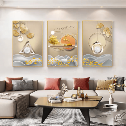 Alternative view of Tranh Phòng Khách Nghệ Thuật Hiện Đại SC0094