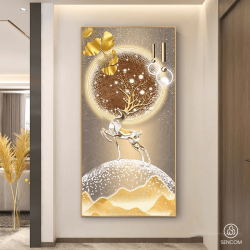 Tranh Phòng Khách Nghệ Thuật Hiện Đại SC00101