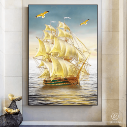 Alternative view of Tranh Phòng Khách Nghệ Thuật Hiện Đại SC0098