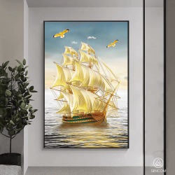 Tranh Phòng Khách Nghệ Thuật Hiện Đại SC0098