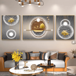 Alternative view of Tranh  Phòng Khách Nghệ Thuật Hiện Đại SC0087