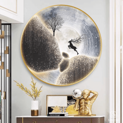 Tranh Phòng Khách Nghệ Thuật Hiện Đại SC0086