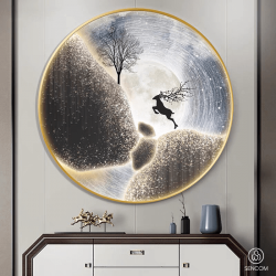 Alternative view of Tranh Phòng Khách Nghệ Thuật Hiện Đại SC0086