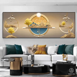 Alternative view of Tranh Trang Trí Phòng Khách Cá Nghệ Thuật SC00119