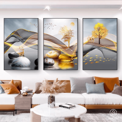 Alternative view of Tranh Phòng Khách Nghệ Thuật Hiện Đại SC0095