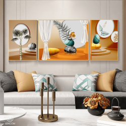 Tranh  Phòng Khách Nghệ Thuật Hiện Đại SC0020