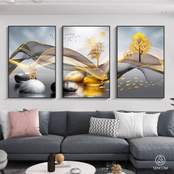 Tranh Phòng Khách Nghệ Thuật Hiện Đại SC0095