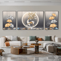 Tranh  Phòng Khách Nghệ Thuật Hiện Đại SC0092