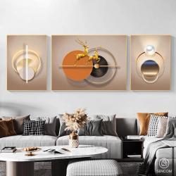 Tranh  Phòng Khách Nghệ Thuật Hiện Đại SC0090