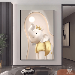 Alternative view of Tranh Phòng Khách Nghệ Thuật Hiện Đại SC00103