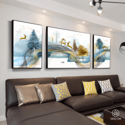 Alternative view of Tranh  Phòng Khách Nghệ Thuật Hiện Đại SC0089