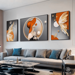 Alternative view of Tranh  Phòng Khách Nghệ Thuật Hiện Đại SC0088