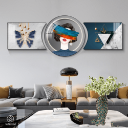 Tranh Phòng Khách Nghệ Thuật Hiện Đại SC0080