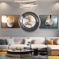 Tranh Phòng Khách Nghệ Thuật Hiện Đại SC0083