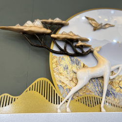 Alternative view of Đồng Hồ Phù Điêu Nghệ Thuật PDH006