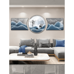 Tranh Phòng Khách Nghệ Thuật Hiện Đại SC0085