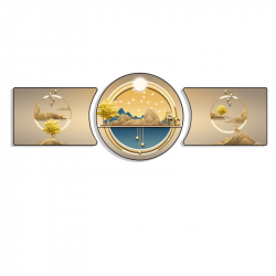 Alternative view of Tranh Phòng Khách Nghệ Thuật Hiện Đại SC0084