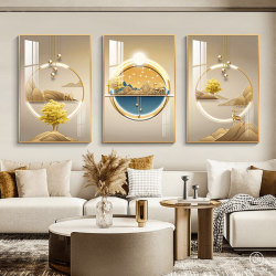 Tranh Phòng Khách Nghệ Thuật Hiện Đại SC00057