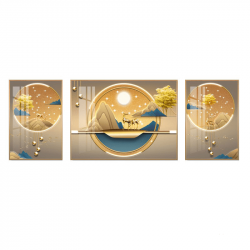 Alternative view of Tranh  Phòng Khách Nghệ Thuật Hiện Đại SC0036