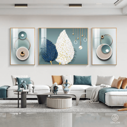 Tranh  Phòng Khách Nghệ Thuật Hiện Đại SC0032