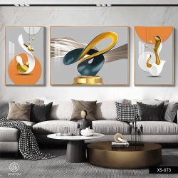 Tranh  Phòng Khách Nghệ Thuật Hiện Đại SC0037
