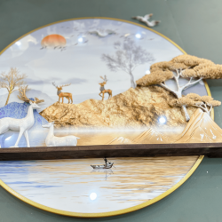 Alternative view of Đồng Hồ Phù Điêu Nghệ Thuật PDH018