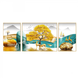 Alternative view of Tranh  Phòng Khách Nghệ Thuật Hiện Đại SC0035