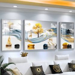 Tranh  Phòng Khách Nghệ Thuật Hiện Đại SC0031