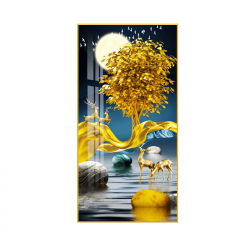 Alternative view of Tranh Phòng Khách Nghệ Thuật Hiện Đại SC003