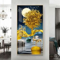 Tranh Phòng Khách Nghệ Thuật Hiện Đại SC003