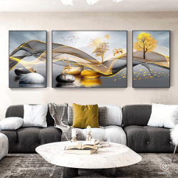 Tranh  Phòng Khách Nghệ Thuật Hiện Đại SC0042