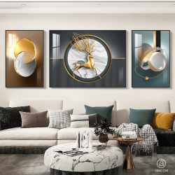 Tranh  Phòng Khách Nghệ Thuật Hiện Đại SC0041