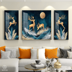 Tranh  Phòng Khách Nghệ Thuật Hiện Đại SC0040